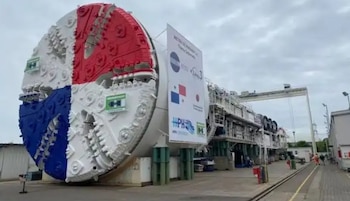La tuneladora Panamá comenzó a excavar a finales de 2024 el trayecto que une Farfán, en el sector oeste, con Albrook, en la ciudad capital. (Instagram)
