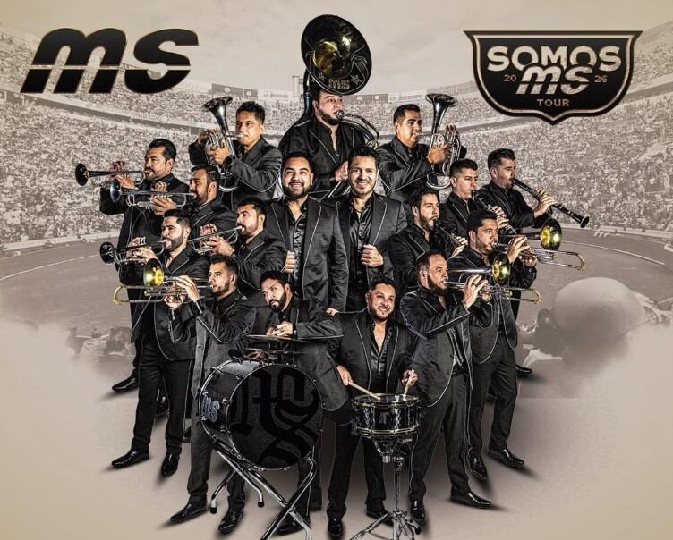 Banda MS anuncia concierto en la Plaza de Toros México para mayo de 2026