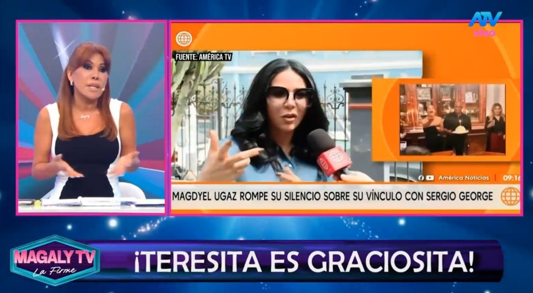 Magaly Medina se burla de comentario de Magdyel Ugaz sobre edad de Sergio George: “Ya le dijiste viejo, eso no le va a gustar”