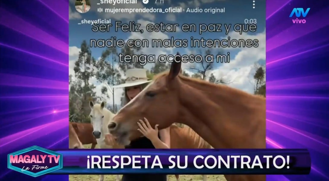 Magaly Medina arremete contra Sheyla Rojas y le recuerda a Sir Winston por defender a Joaquín Ramírez: “Contigo no se iba a casar”. Captura: Magaly TV La Firme.