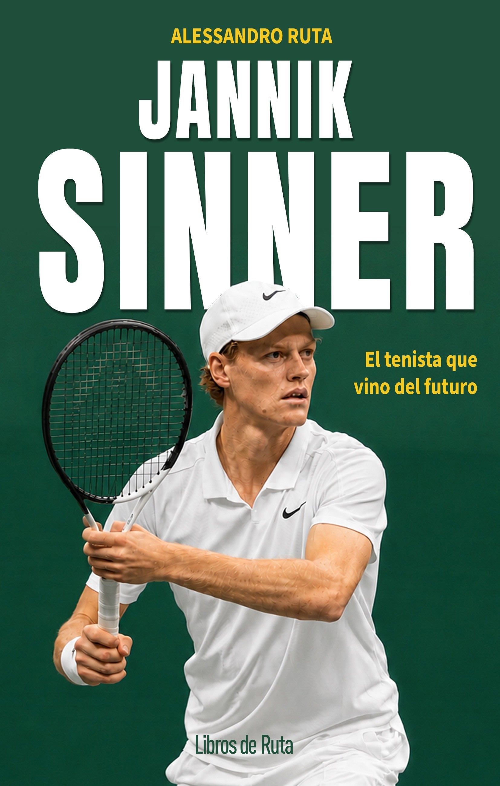 28/10/2026 Alessandro Ruta publica la primera biografía del tenista italiano Jannik Sinner en español..El periodista deportivo Alessandro Ruta publica, junto a la editorial Libros de Ruta, la primera biografía en español del italiano Jannik Sinner,