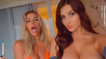 Kiki Passo y Jessica Bartlett fiesta de Neymar