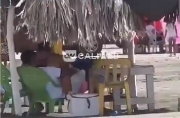 Imagen de la pareja que