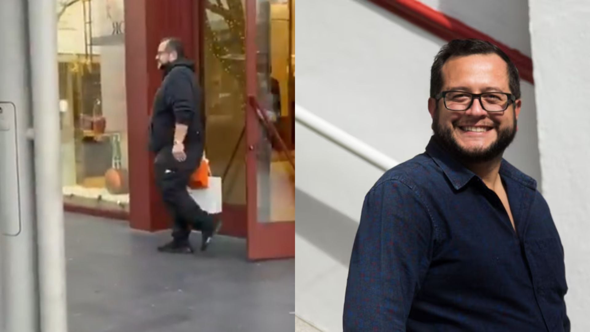 José Ramón López Beltrán de compras en Houston. (Captura de pantalla/Cuartoscuro)
