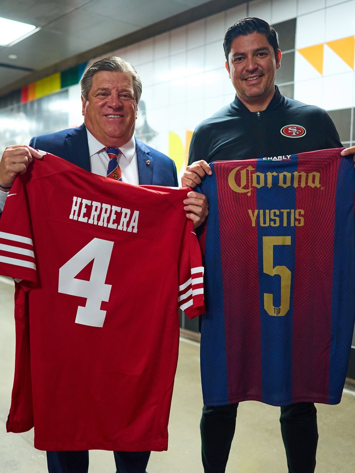 Los azulgrana tuvieron un momento para convivir con jugadores del equipo californiano. (IG Atlante)
