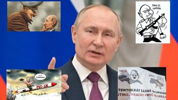 Vladimir Putin y las caricaturas