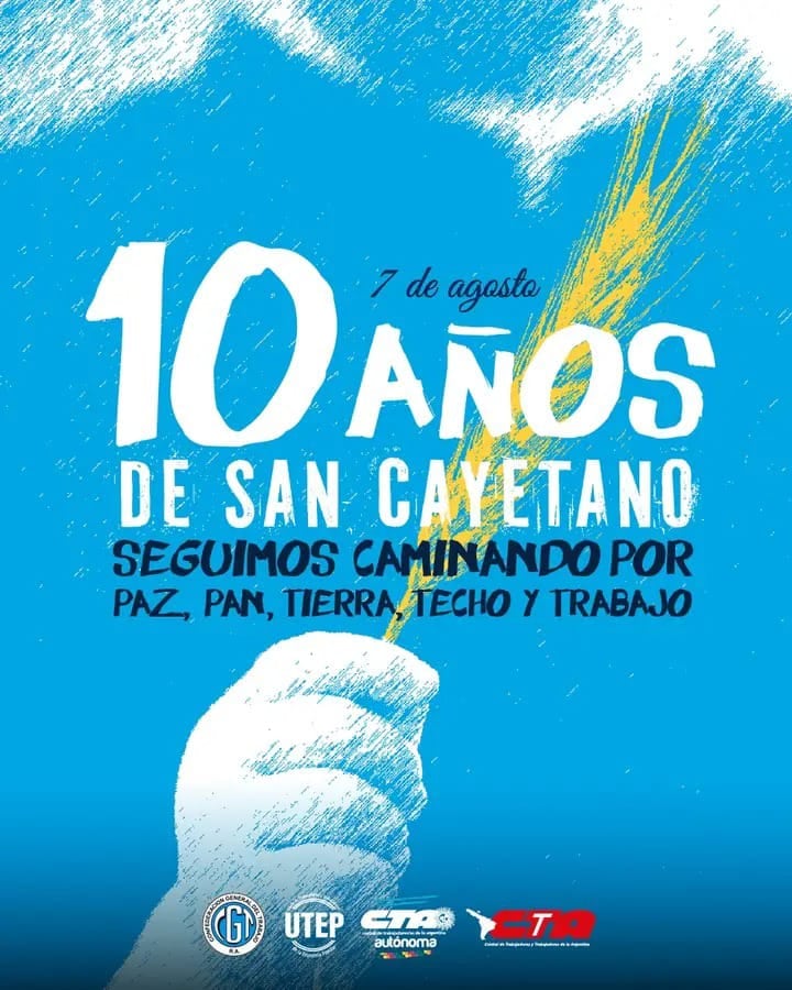 La convocatoria de los movimientos sociales es para el 7 de agosto