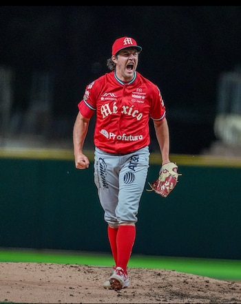 Trevor Bauer anuló a la ofensiva de los Guerreros de Oaxaca (Instagram: Diablos Rojos Mx)