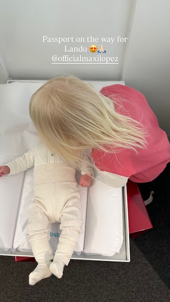 Daniela Christiansson anunció que ya tramitan el pasaporte de Lando