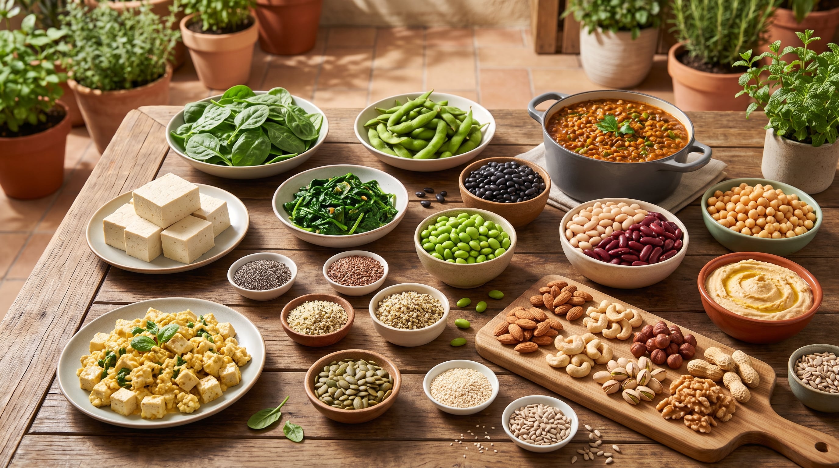 Cleveland Clinic recomienda alternar legumbres, soja, semillas, frutos secos y cereales para distribuir proteínas vegetales en las comidas (Imagen Ilustrativa Infobae)