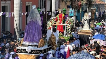 Comayagua, capital religiosa de Honduras, vive con fervor el Santo Viacrucis en Viernes Santo