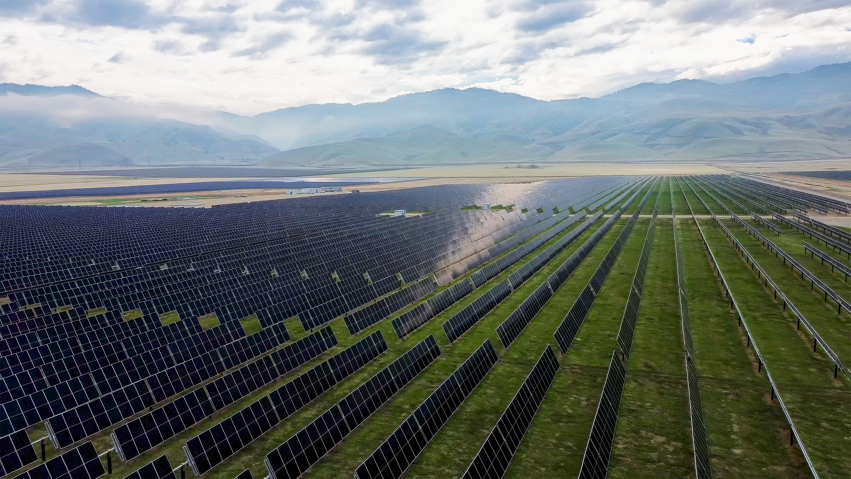 La planta de bombeo Edmonston, alimentada por el parque solar, abastece de agua a 27 millones de personas y es uno de los mayores consumidores eléctricos del estado (Constellation Energy)