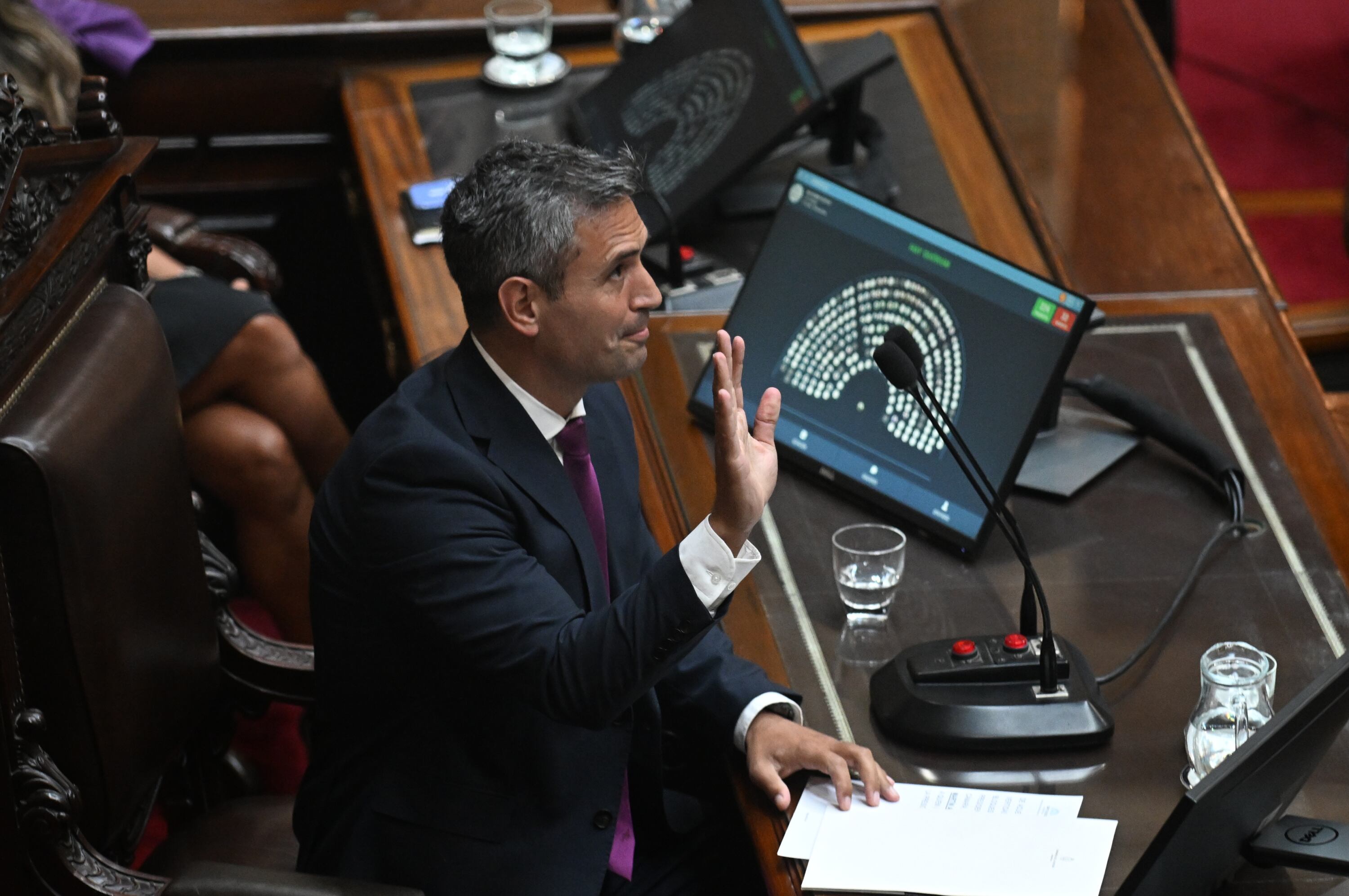 Menem retuvo la facultades delegadas para el armado de las Comisiones