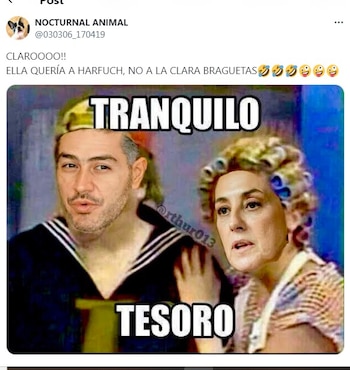 Uno de los memes hace