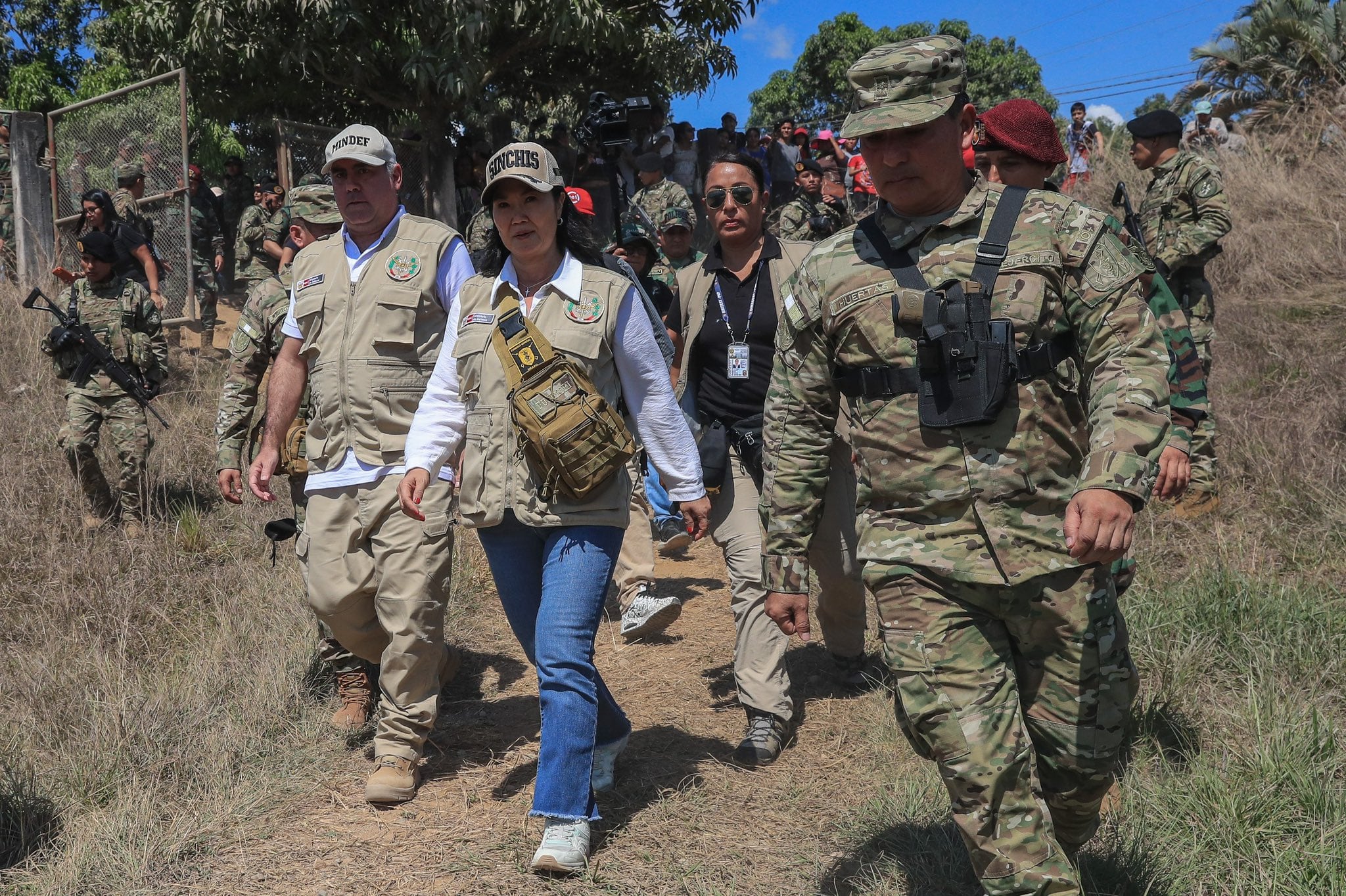 Presidenta del Perú refuerza presencia estatal en el Vraem con visita oficial