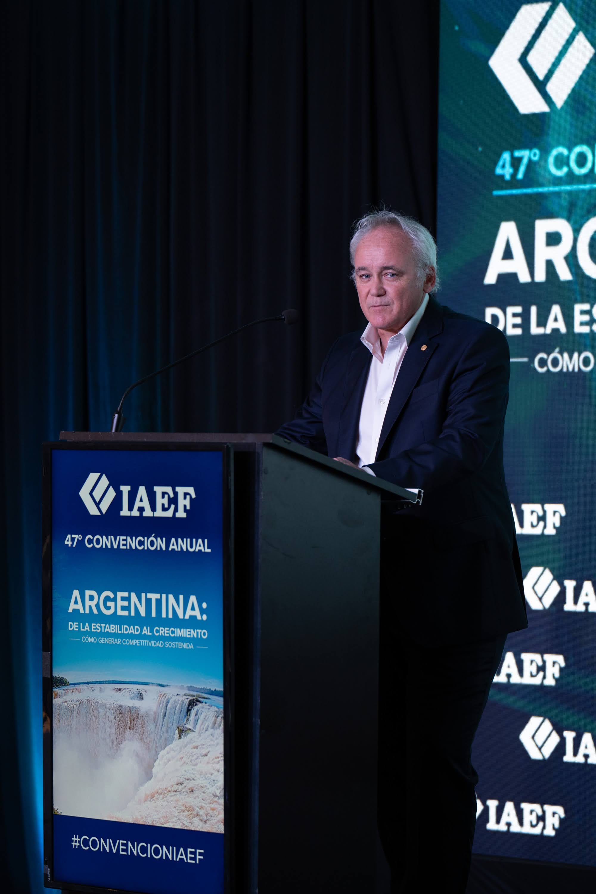 Vladimir Werning expuso sobre crédito, tasas y mora bancaria durante la Convención Anual del IAEF en Puerto Iguazú (IAEF)