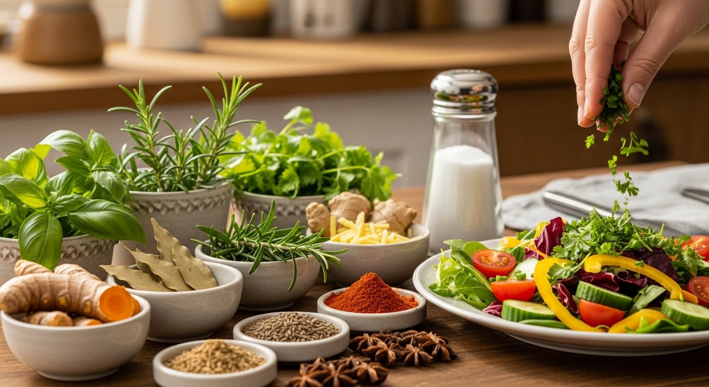 Optar por cocina casera con hierbas y evitar alimentos ultraprocesados ayuda a acercarse a los valores recomendados para proteger la salud arterial