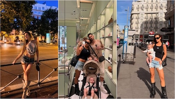 Cami Homs disfruta de Madrid con José Sosa y su hija Aitana: moda, paseos y mucho amor