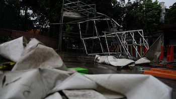 Los puestos de la feria