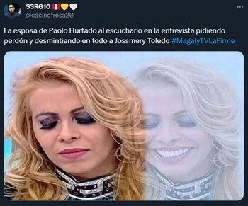 Paolo Hurtado y Jossmery Toledo