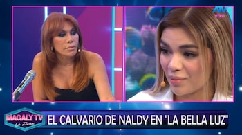 Naldy Saldaña se quiebra al recordar su salida de La Bella Luz: "Sentí que no tenía su apoyo". Captura: Magaly TV La Firme.