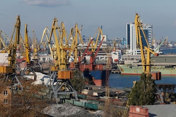 El presidente francés, Emmanuel Macron,