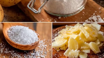 Mezclar cáscaras de papa con bicarbonato y azúcar: el truco casero para limpiar y cuidar las plantas