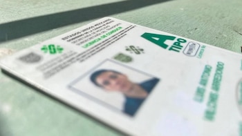 Muestra de una licencia para