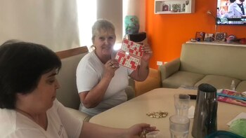 Momento de bingo durante el