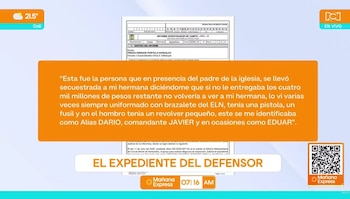 Un testimonio hace parte del expediente por el que en parte señalan a Pallares - crédito captura de pantalla Noticias RCN