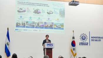 El proyecto entre El Salvador y Corea del Sur que busca reducir las demoras en la atención a embarazadas de zonas remotas (Foto cortesía Cancillería)