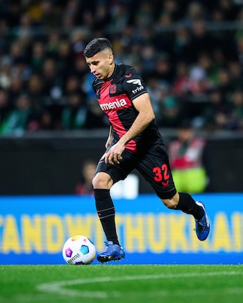 Entre Bundesliga, Copa de Alemania y Europa League, Puerta ha disputado ocho partidos en la temporada 2023/24 - crédito gustavo_puerta_10/Instagram
