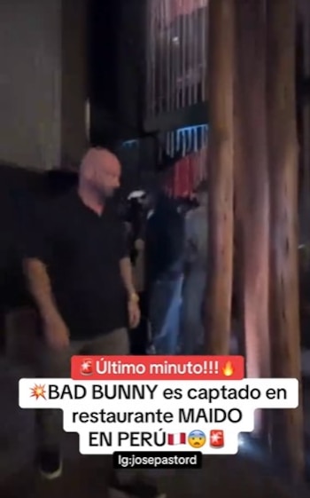 Bad Bunny visitó Maido durante