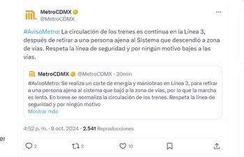 Reanudan servicio en la Línea