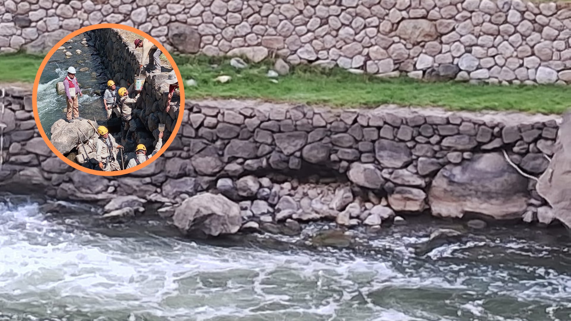 La erosión del río Vilcanota provocó daños en un muro inca de Machu Picchu y obligó a especialistas a recuperar la base de la estructura