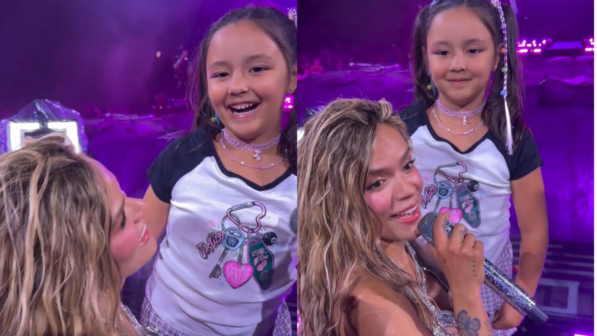 Karol G y el conmovedor encuentro con una niña durante su concierto en Toronto