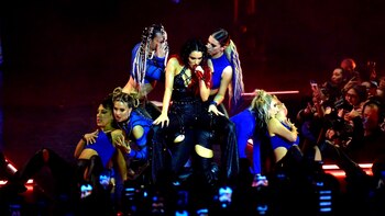 Lali brilló en las coreografías