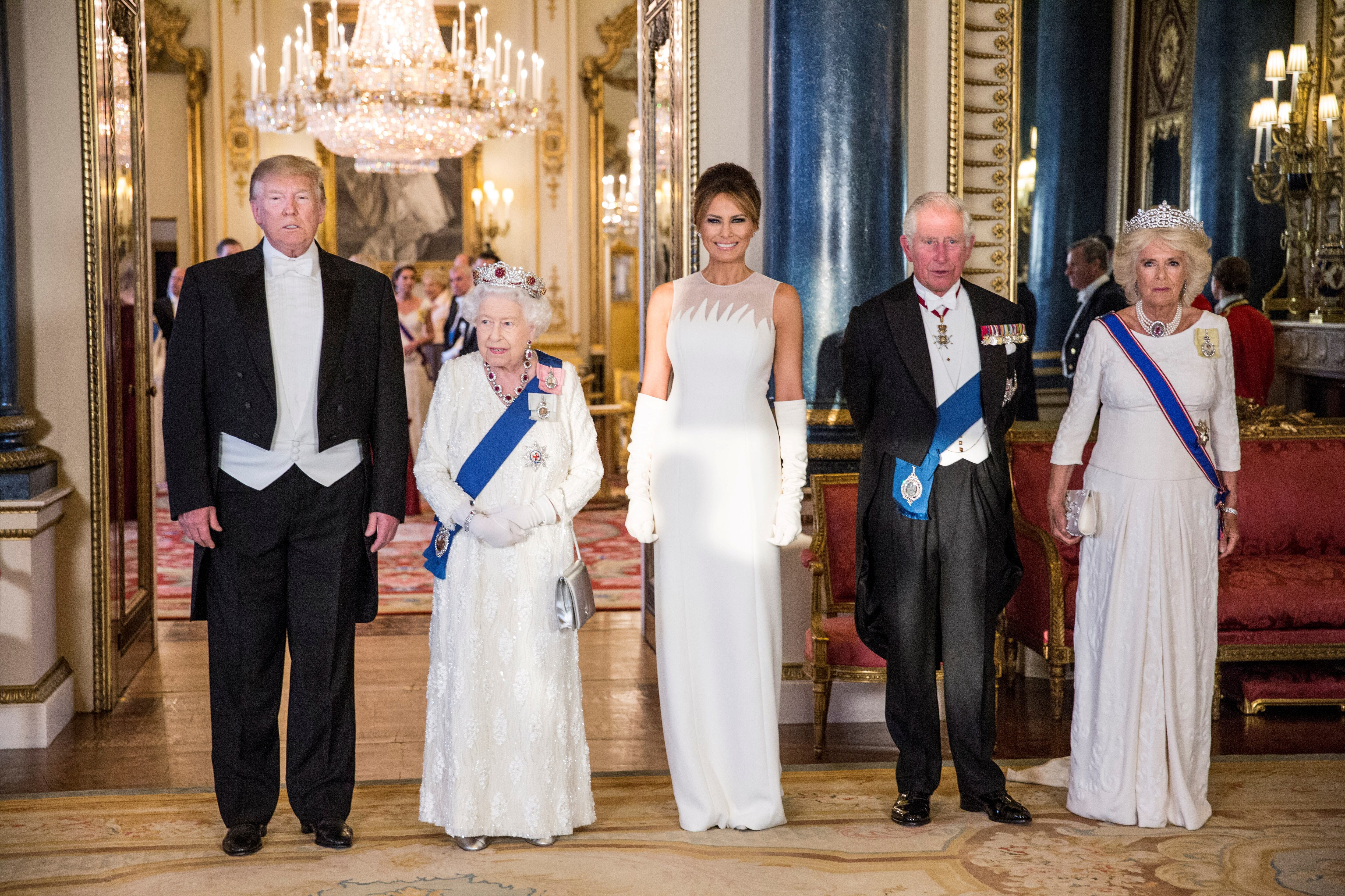 Trump será el primer presidente de Estados Unidos en ser recibido con todos los honores reales en dos visitas de Estado británicas. (Jeff Gilbert/Pool/REUTERS)