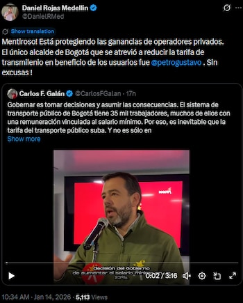 Ministro Daniel Rojas acusó al