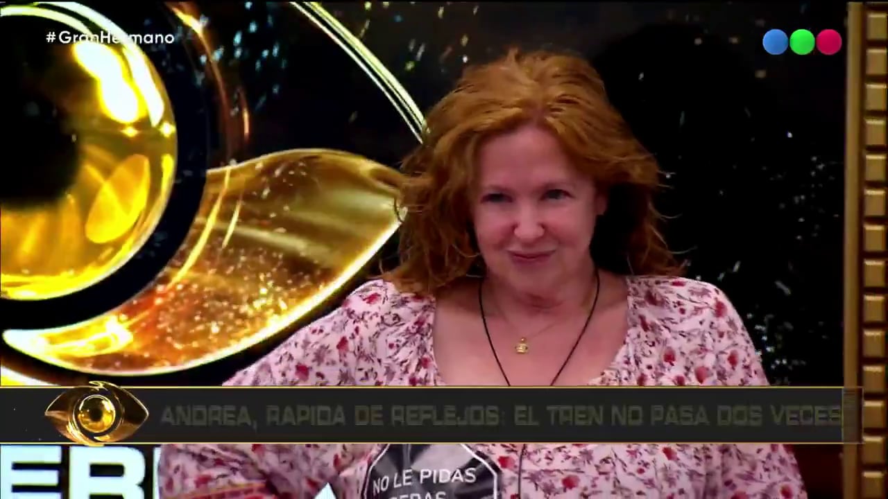 La confesión de amor de Eduardo Carrera a Andrea del Boca sorprendió a los jugadores (Gran Hermano: Generación Dorada/Telefe)