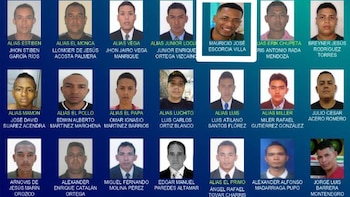 Tomado de la Policía Metropolitana de Barranquilla. Este es el cartel de los más buscados. Cartel de los más buscados Barranquilla