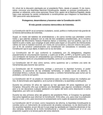 Rechazo de miembros de la