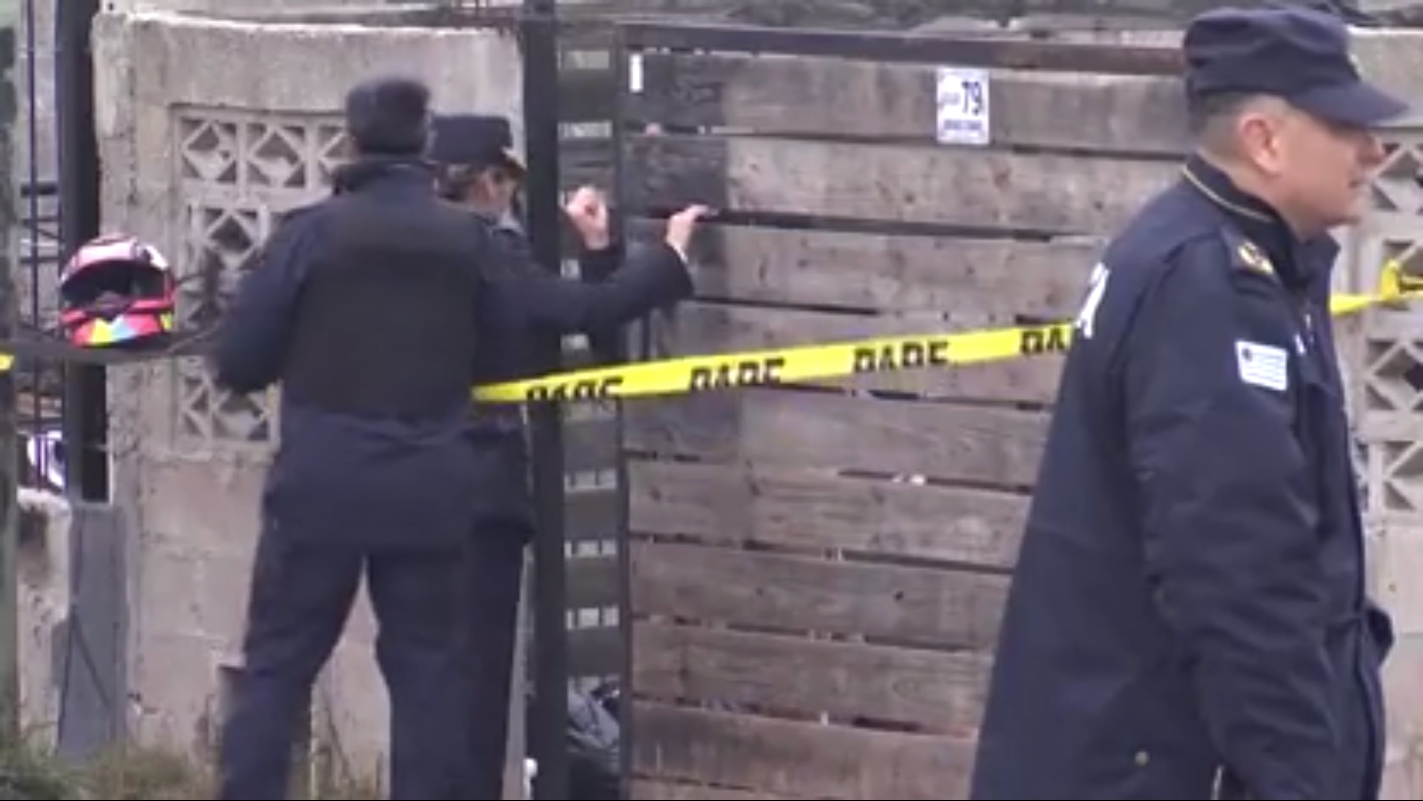 Quínuple homicidio en el barrio El Monarca, en Uruguay (Captura Subrayado/Canal 10)