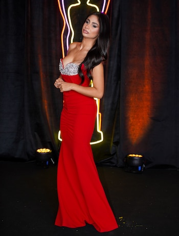 Daniela Celis usó un vestido