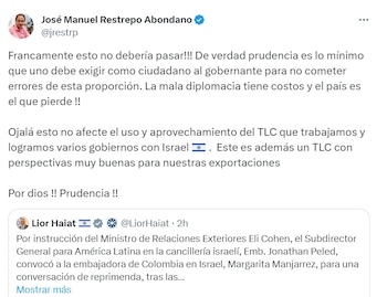 Publicación del exministro de Hacienda