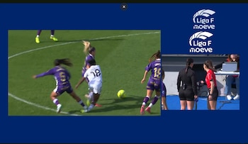 Pisotón a Linda Caicedo en