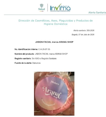 La cancelación de un permiso sanitario deja en condición fraudulenta la distribución de un cosmético promocionado en redes - crédito Invima