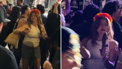 Mujer mexicana se vuelve viral a meterse al slam metalero con chancla voladora | VIDEO 