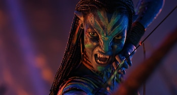 Zoe Saldaña en 'Avatar: Fuego