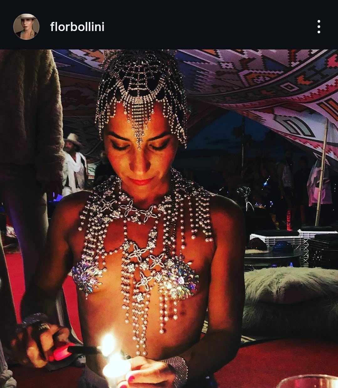 Flor Bollini, conocida como la